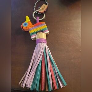Colorful Llama Keychain with Tassels